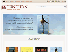 Tablet Screenshot of dundurn.com